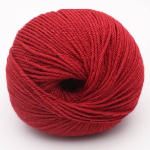 Kremke Soul Wool - The Merry Merino 140 uldgarn GOTS - Wine Red 12 - 50g