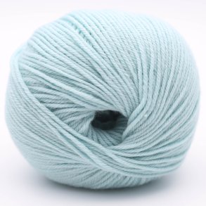 Kremke Soul Wool - The Merry Merino 140 uldgarn GOTS - Ice Blue 20 - 50g