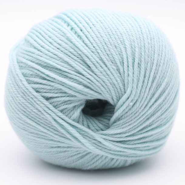 Kremke Soul Wool - The Merry Merino 140 uldgarn GOTS - Ice Blue 20 - 50g