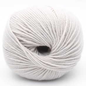 Kremke Soul Wool - The Merry Merino 140 uldgarn GOTS - Light Grey 27 - 50g