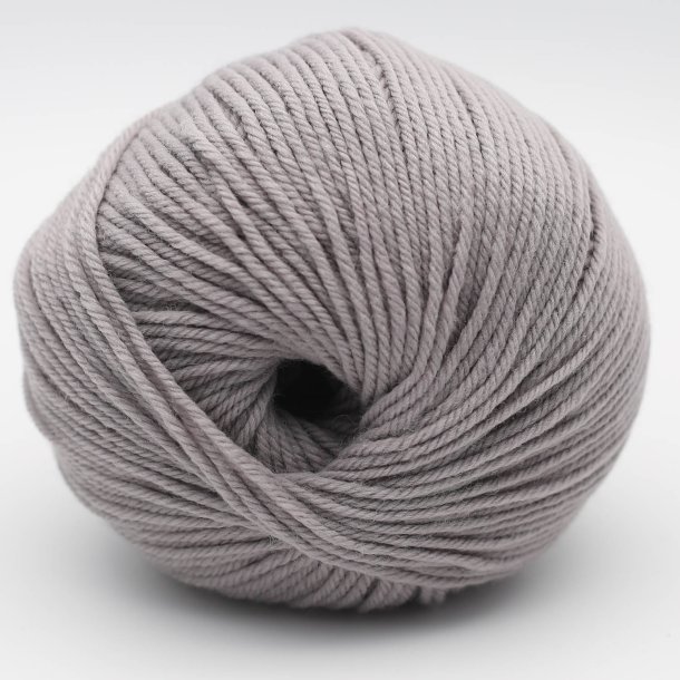 Kremke Soul Wool - The Merry Merino 140 uldgarn GOTS - Medium Grey 28 - 50g
