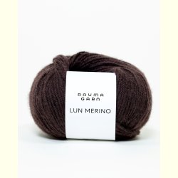Rauma - Lun Merino - Merino uldgarn - M�rk Chokolade 25606 - 25g