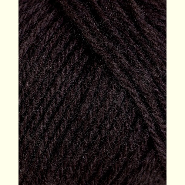 Rauma - Lun Merino - Merino uldgarn - M�rk Chokolade 25606 - 25g