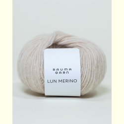 Rauma - Lun Merino - Merino uldgarn - Mandelm�lk 25608 - 25g