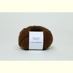 Rauma - Lun Merino - Merino uldgarn - Kanelbrun 25618 - 25g