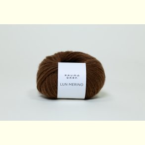 Rauma - Lun Merino - Merino uldgarn - Kanelbrun 25618 - 25g