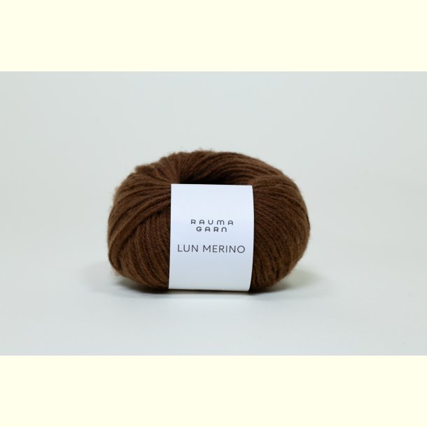 Rauma - Lun Merino - Merino uldgarn - Kanelbrun 25618 - 25g