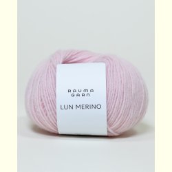 Rauma - Lun Merino - Merino uldgarn - Babyrosa 25631 - 25g