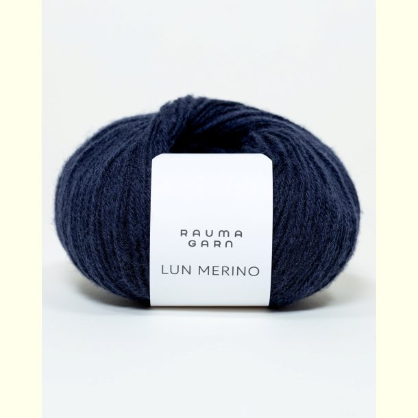 Rauma - Lun Merino - Merino uldgarn - Marine 25648 - 25g