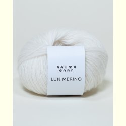 Rauma - Lun Merino - Merino uldgarn - Hvid 25649 - 25g