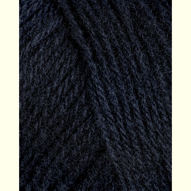 Rauma - Lun Merino - Merino uldgarn - Sort 25678 - 25g