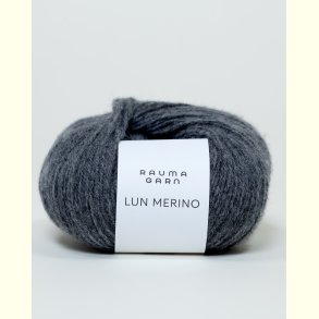 Rauma - Lun Merino - Merino uldgarn - Mellemgr� 25682 - 25g