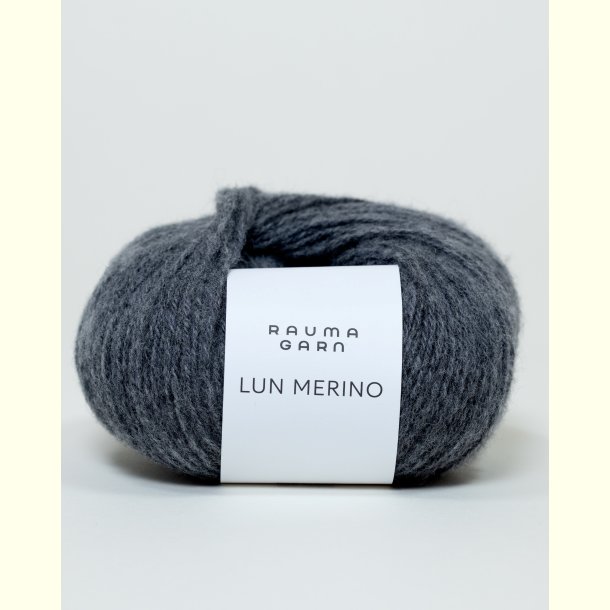 Rauma - Lun Merino - Merino uldgarn - Mellemgr� 25682 - 25g