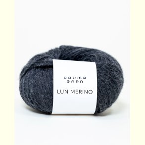 Rauma - Lun Merino - Merino uldgarn - Koksgr� 25684 - 25g