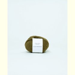 Rauma - Lun Merino - Merino uldgarn - Gr�n Okker 2568790 - 25g