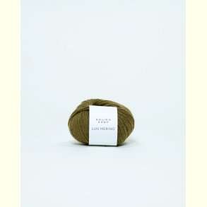 Rauma - Lun Merino - Merino uldgarn - Gr�n Okker 2568790 - 25g