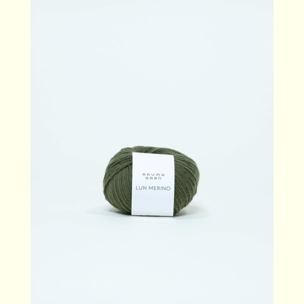 Rauma - Lun Merino - Merino uldgarn - Skovgr�n 2568791 - 25g