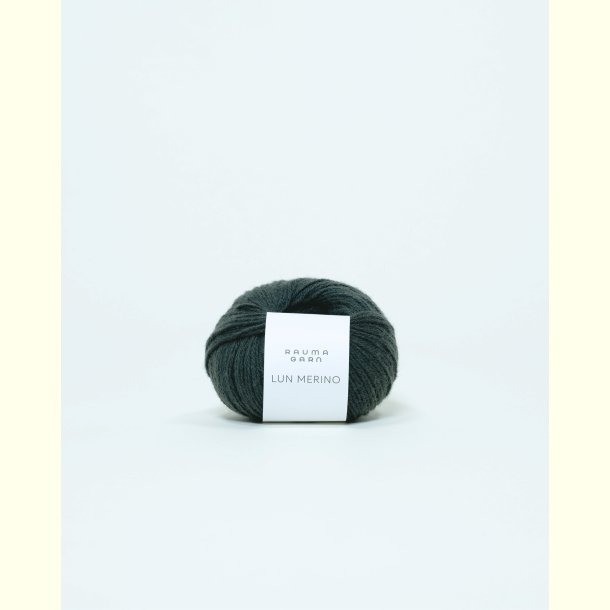 Rauma - Lun Merino - Merino uldgarn - Dyb Gr�n 2568793 - 25g