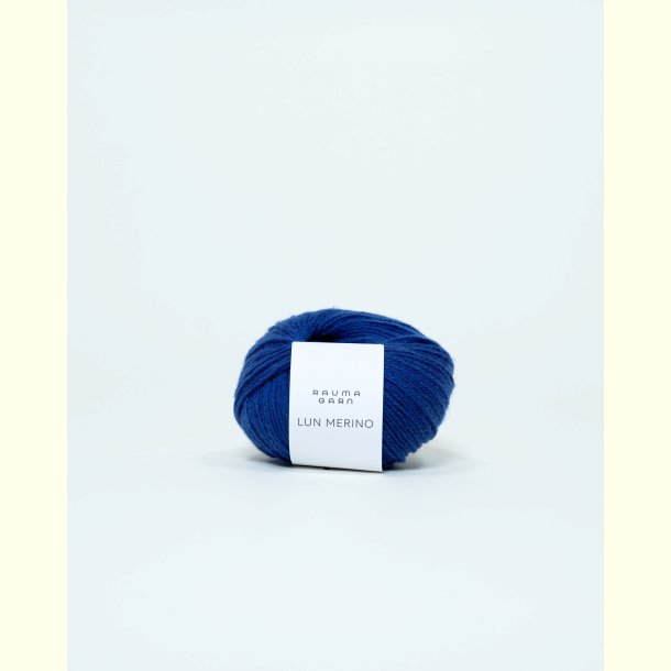 Rauma - Lun Merino - Merino uldgarn - Dyb Bl� 2568796 - 25g