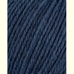 Rauma - Lun Merino - Merino uldgarn - M�rk Bondebl� 2568797 - 25g