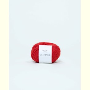 Rauma - Lun Merino - Merino uldgarn - R�d 2568798 - 25g