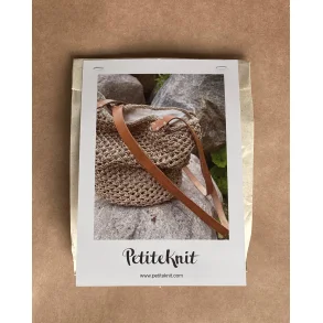 PetiteKnit - Lderstropper til French Market Bag - Natur
