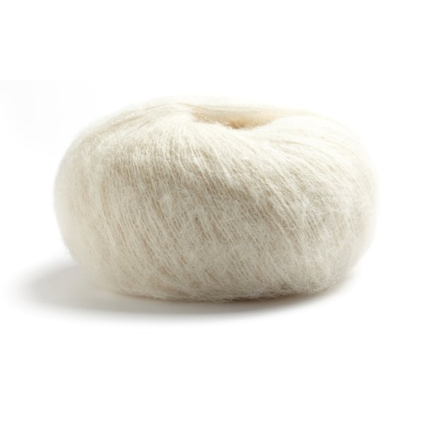 Lamana - Cusi alpaca uldgarn - Wool White 00 - 50 g