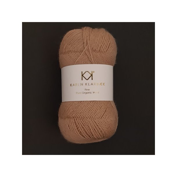 Karen Klarbk - Fine Pure Organic Wool uldgarn - Latte 2520 - 50g