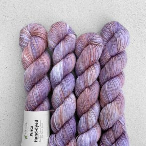 Pascuali - Pinta hndfarvet - silke/ramie/merino uldgarn - Lavender Swirl (204) - 50g