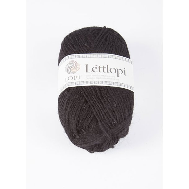 Istex - L&eacute;ttlopi uldgarn - Black 0059 - 50g