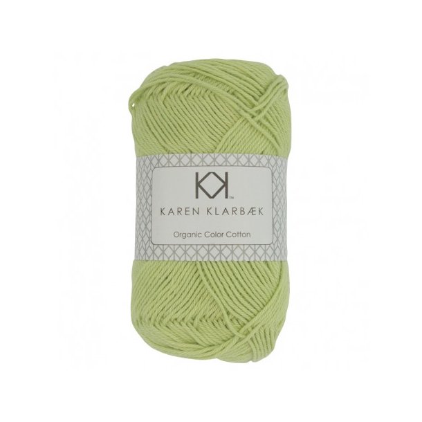 Karen Klarbk - 8/4 kologisk bomuldsgarn - Light Green 0014 - 50g