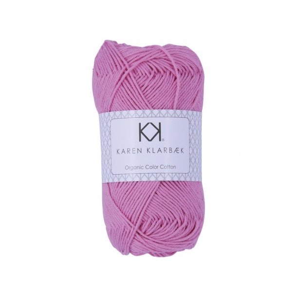 Karen Klarbk - 8/4 kologisk bomuldsgarn - Light Pink 0051 - 50g