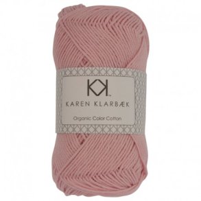 Karen Klarbk - 8/4 kologisk bomuldsgarn - Light Rose 0018 - 50g
