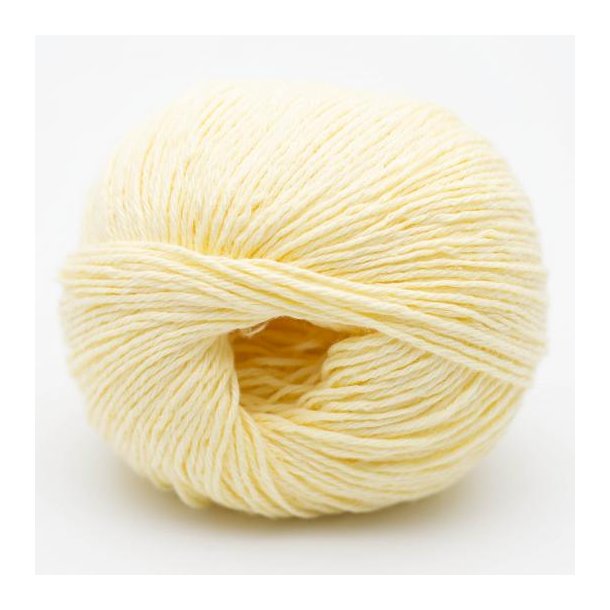BC Garn - Allino - h�r/bomuldsgarn - Light Yellow (24) - 50g