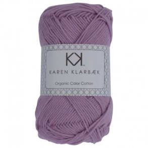 Karen Klarbk - 8/4 kologisk bomuldsgarn - Lilac 0009 - 50g