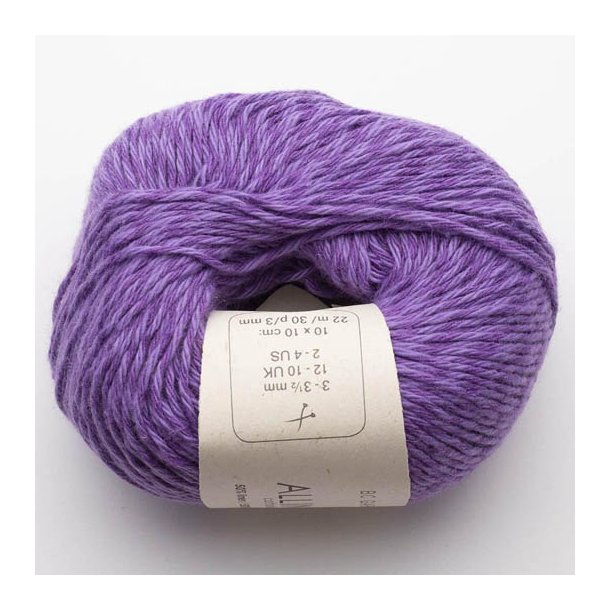 BC Garn - Allino - hr/bomuldsgarn - Lilla (11) - 50g