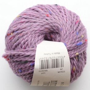 BC Garn - Hamelton Tweed 2 GOTS - uldgarn - Lilla (29) - 50g
