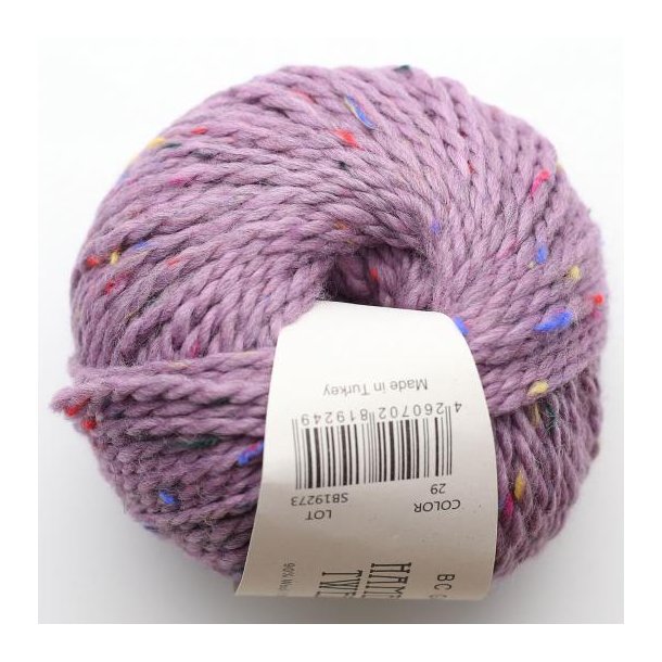 BC Garn - Hamelton Tweed 2 GOTS - uldgarn - Lilla (29) - 50g