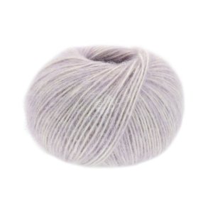 Lana Grossa - Natural Alpaka Pelo - bomuld/alpaca/merino uldgarn - Lilla meleret (0012) - 50g