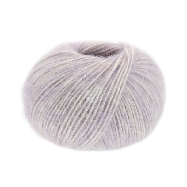 Lana Grossa - Natural Alpaka Pelo - bomuld/alpaca/merino uldgarn - Lilla meleret (0012) - 50g