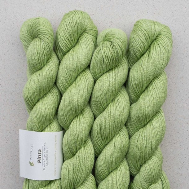 Pascuali - Pinta - silke/ramie/merino uldgarn - Lime (104) - 50g