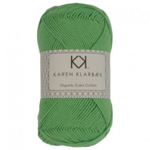 Karen Klarbk - 8/4 kologisk bomuldsgarn - Lime Green 0015 - 50g