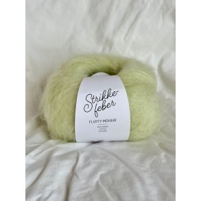 Strikkefeber - Fluffy Mohair - Mohair/uld garn - Limonade 082 - 50g