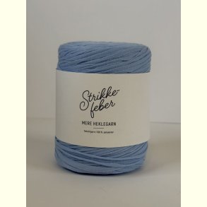 Strikkefeber - Mere Garn - H�klegarn - Lysbl� 12 - 400g