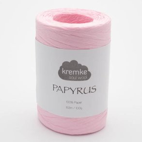 Kremke Soul Wool - Papyrus papirsgarn - Lys Rosa (29) - 100g