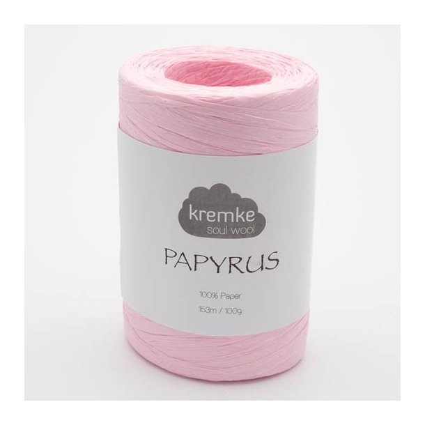 Kremke Soul Wool - Papyrus papirsgarn - Lys Rosa (29) - 100g