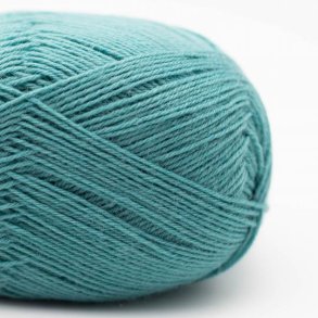 Kremke Soul Wool - Edelweiss Classic 4ply - uld/strmpegarn - Lys Turkis 418 - 100g