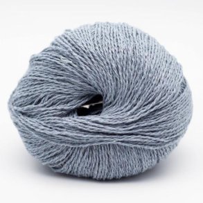 Kremke Soul Wool - Reborn Denim Uni - recycled bomuldsgarn - Lys bl (100) - 50g
