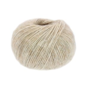 Lana Grossa - Natural Alpaka Pelo - bomuld/alpaca/merino uldgarn - Lys beige (0006) - 50g