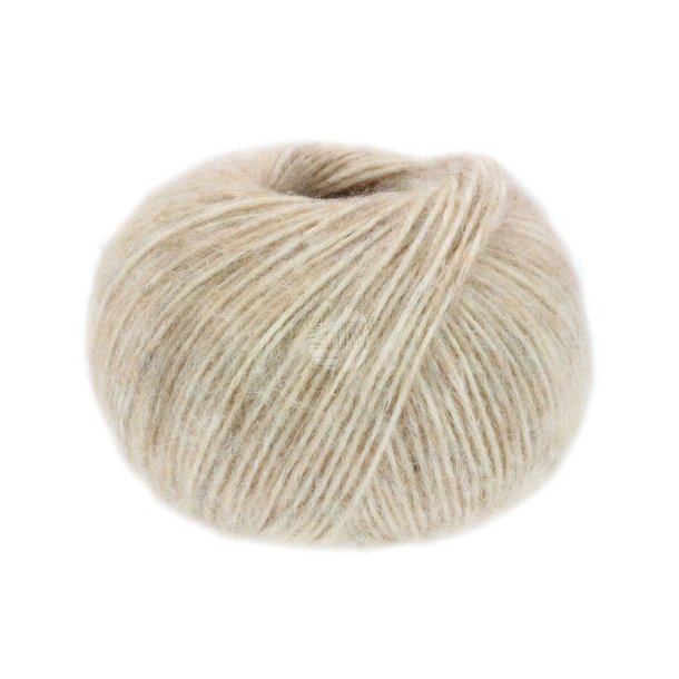Lana Grossa - Natural Alpaka Pelo - bomuld/alpaca/merino uldgarn - Lys beige (0006) - 50g
